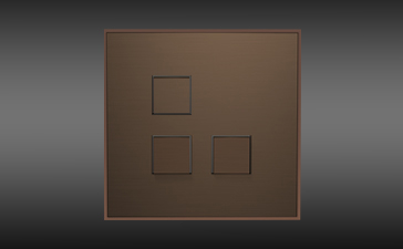designové vypínače Lithoss Bronze