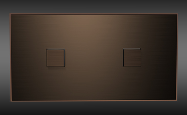 designové vypínače Lithoss Bronze