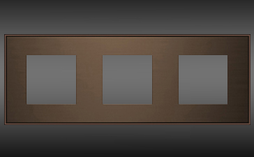 designové vypínače Lithoss Bronze