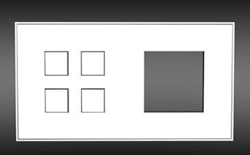 designové vypínače Lithoss Soft Touch RAL9010