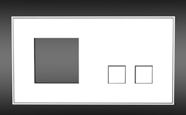 designové vypínače Lithoss Soft Touch RAL9010